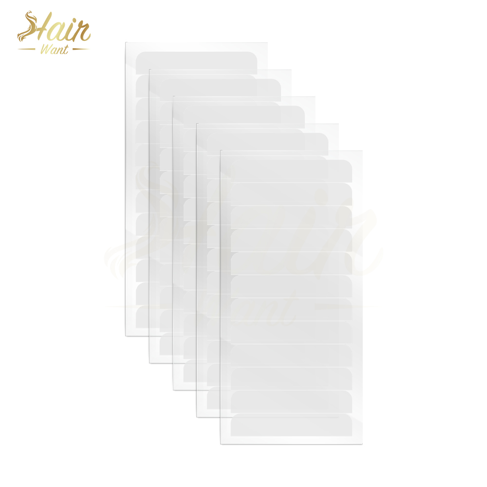 Hair Extension Tape In - Hair Want 60Tabs Single-Sided Tape for
