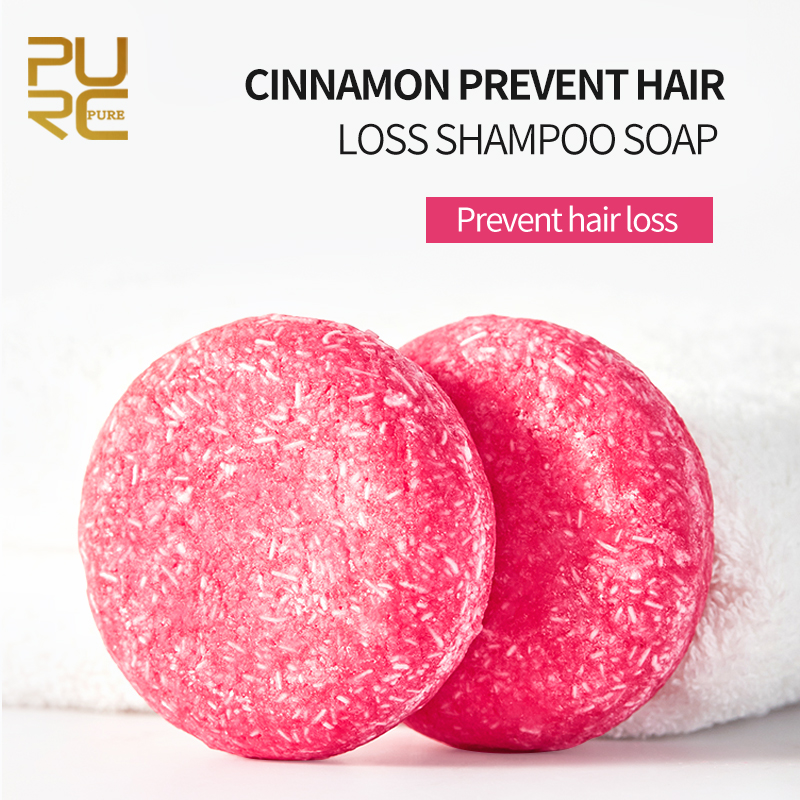 Hair Care For Hair Fall - PURC Cinnamon Handmade Solid Shampoo Soap