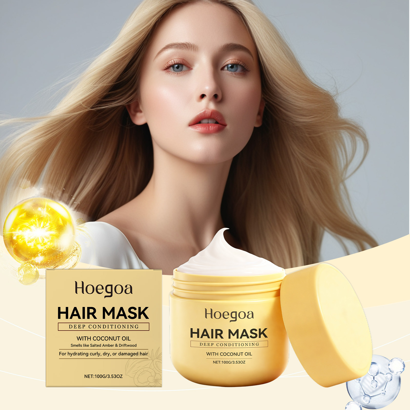 Coconut Oil Moisturizing Hair  - Hair Care For Hair Fall recension och pris