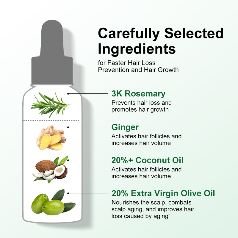 PURC Rosemary Oil for Hair Gro - Hair Care Essential Oil Atomizing recension och pris