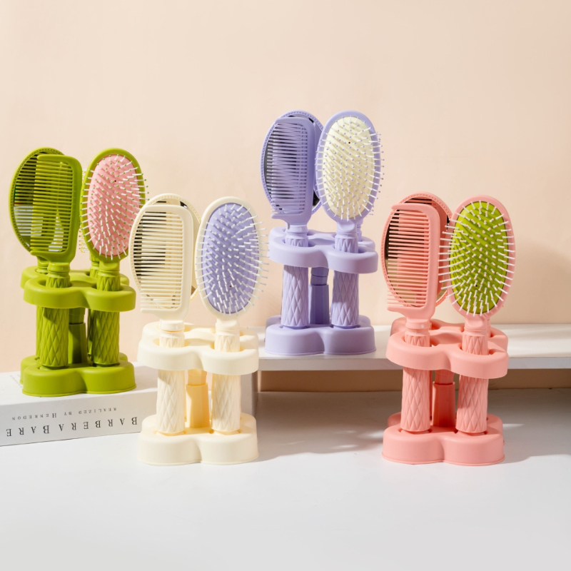 Mirror Comb Four-piece Set wit - Hair Care High End recension och pris