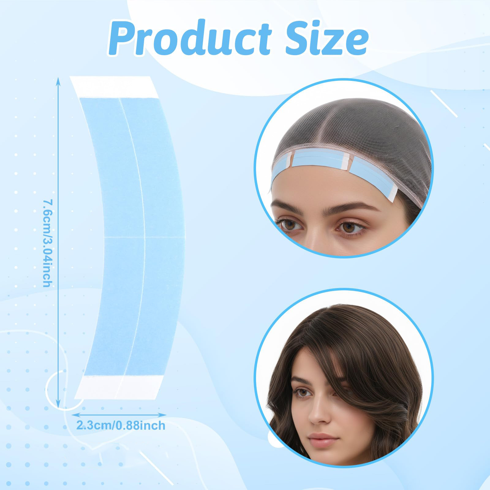 36/72Pcs Waterproof Adhesive T - Hair Extension Tape In recension och pris