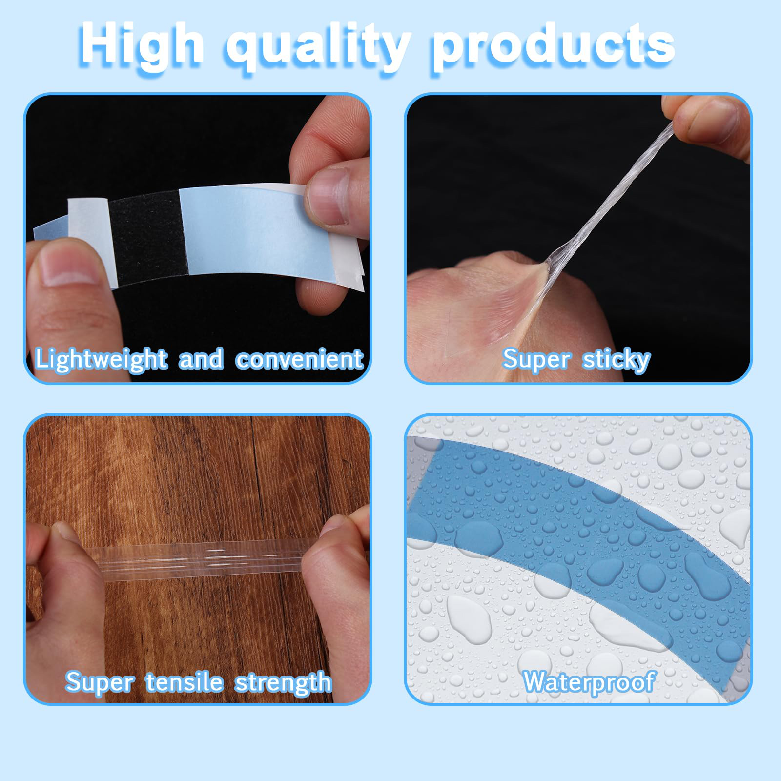 36/72Pcs Waterproof Adhesive T - Hair Extension Tape In recension och pris