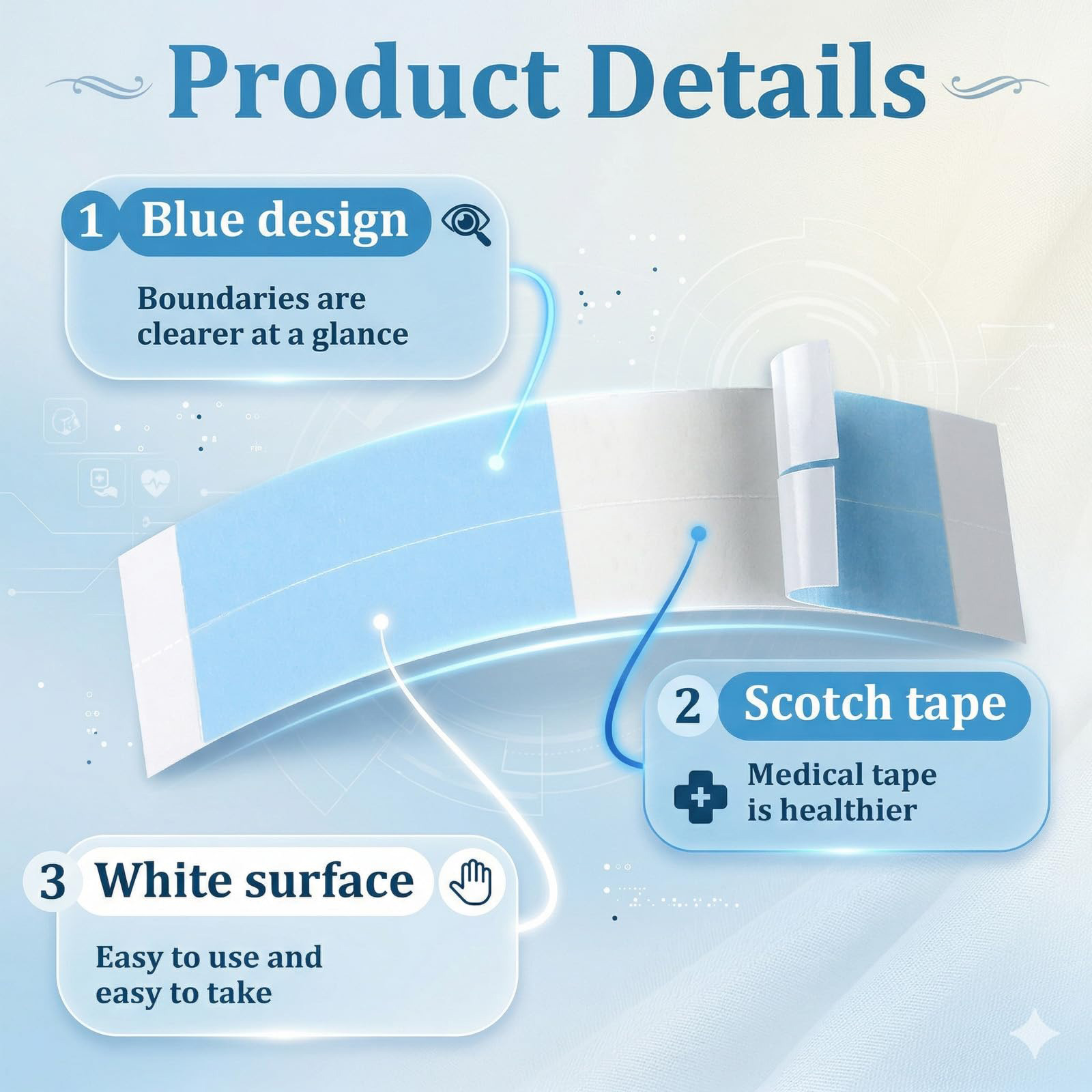 36/72Pcs Waterproof Adhesive T - Hair Extension Tape In recension och pris