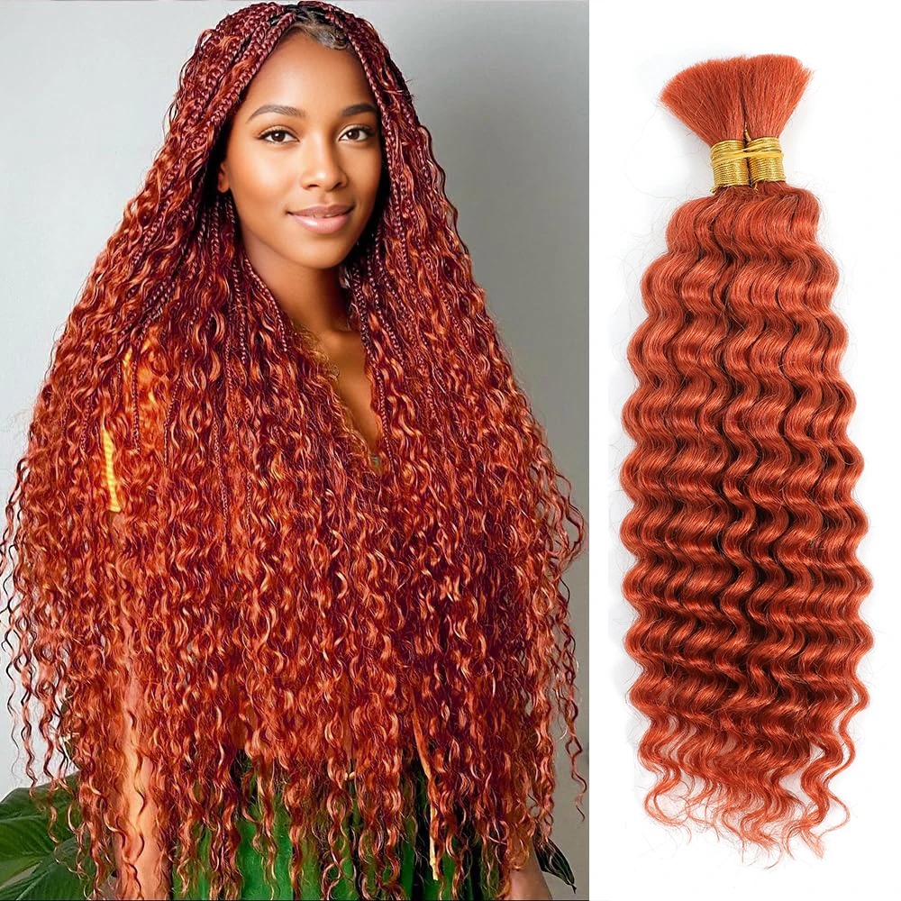 Boho Braids Human Hair 100g/PC - Hair Care Orange recension och pris