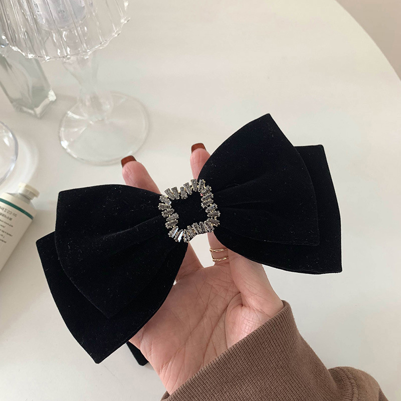 Brand New Black Velvet Big Bow - Hair Care Luxury Brands recension och pris